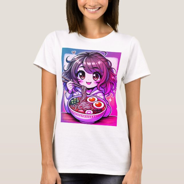  "Anime Girl T Shirt for Christmas T Shirt" (Front)