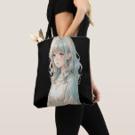 Anime Girl Tote Bag – Blue Hair Style<br><div class="desc">Carry your style with this eye-catching anime tote bag featuring a dreamy girl with long blue hair. Perfect for fans of Japanese art,  manga aesthetics,  and expressive fashion. Lightweight,  practical,  and full of personality—ideal for school,  shopping,  or casual outings.</div>