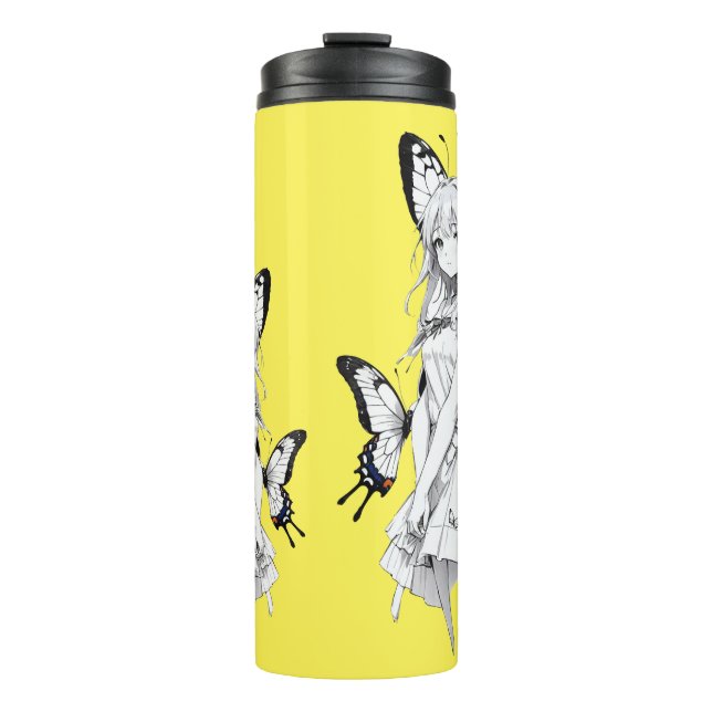 Anime Girl Travel Mugs & Thermal Tumblers (Front)