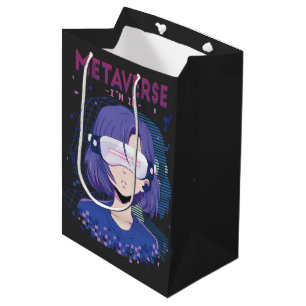 Anime girl virtual reality glasses Gift Bag