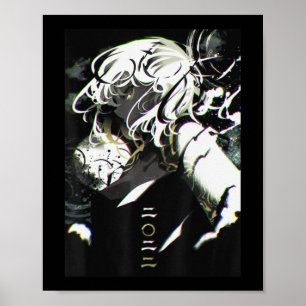 Anime Girl Waifu Aesthetic Japanese Otaku  Poster