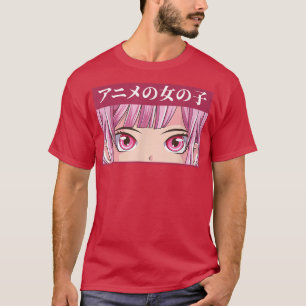 Anime Girl Waifu Japanese Aesthetic Kawaii Otaku T T-Shirt