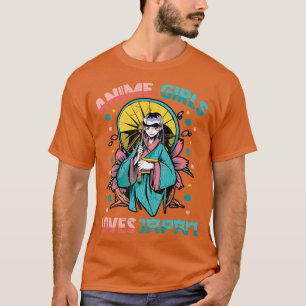 Anime Girls Loves Japan Kawaii Cute Manga Otaku T-Shirt