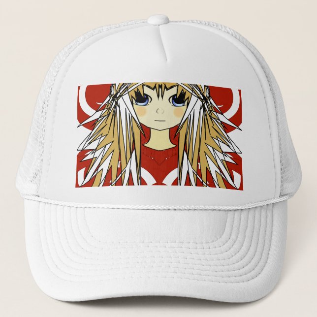 Anime Girls Trucker Hat (Front)