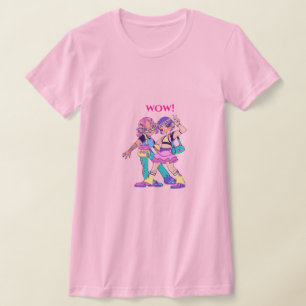 "Anime Girls 'Wow' T-Shirt – Bold & Eye-Catching O