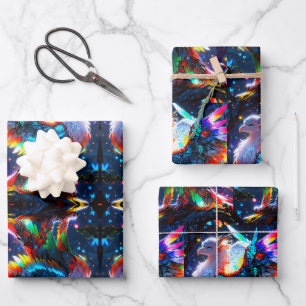 Anime Griffin Rōnin design Wrapping Paper Sheet