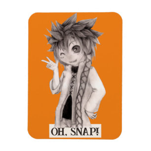 Anime Guy O SNAP, Original Drawing Magnet