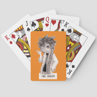 Anime Guy O SNAP, Original Drawing Playing Cards