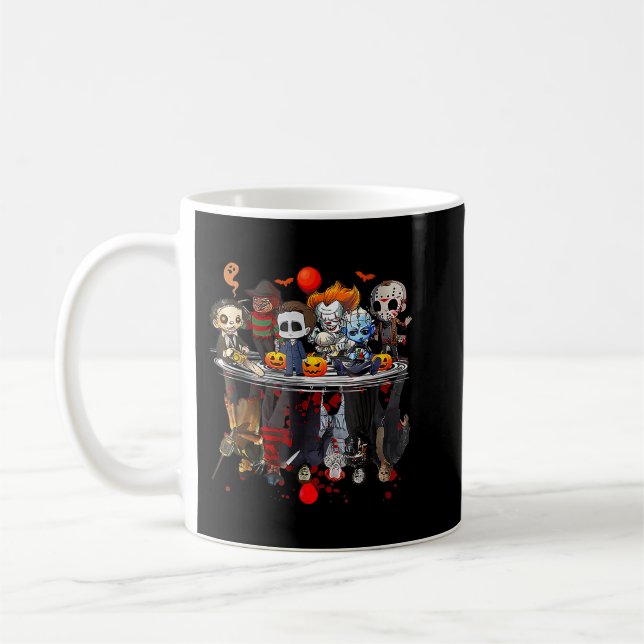 Anime Halloween Scary Horror Movies Christmas Men  Coffee Mug (Left)