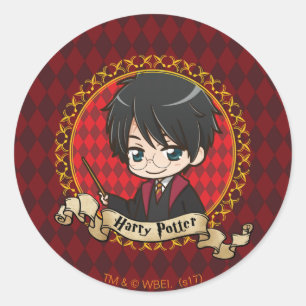 Anime Harry Potter Classic Round Sticker