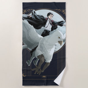 Anime HARRY POTTER™ Flight with Buckbeak Beach Towel