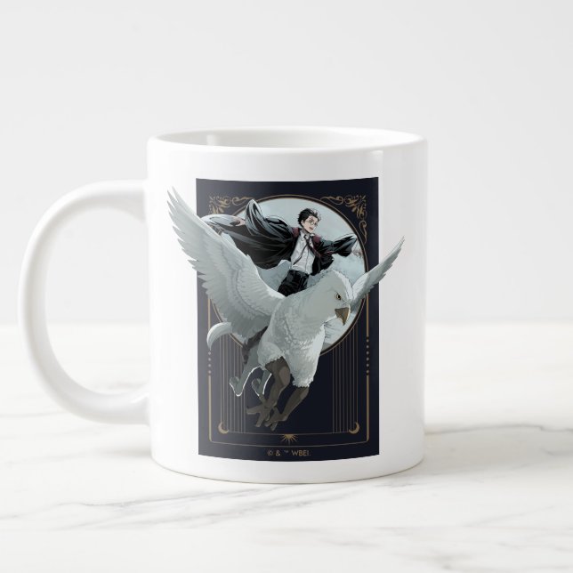 Anime HARRY POTTER™ Flight with Buckbeak Large Coffee Mug (Left)