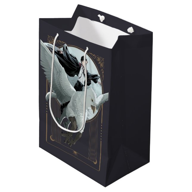 Anime HARRY POTTER™ Flight with Buckbeak Medium Gift Bag (Front Angled)