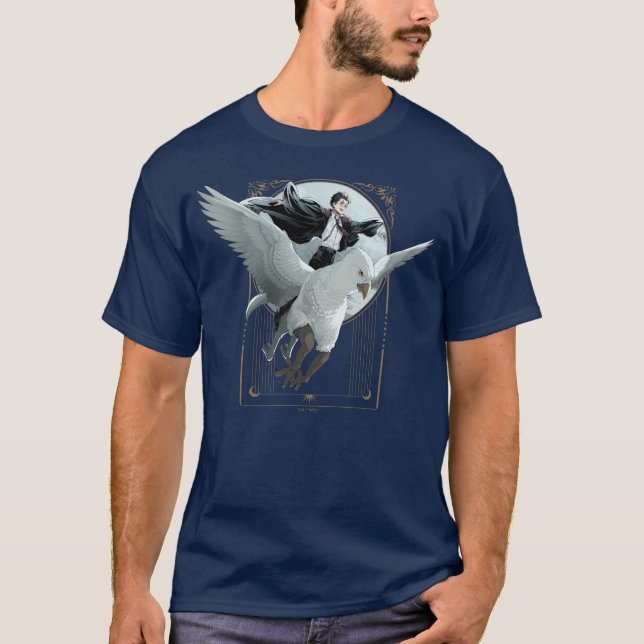 Anime HARRY POTTER™ Flight with Buckbeak T-Shirt (Front)