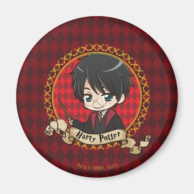 Anime Harry Potter Magnet (Front)