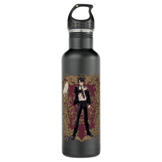 Anime HARRY POTTER™ Ornate Frame 710 Ml Water Bottle (Front)
