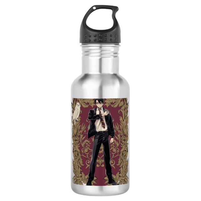 Anime HARRY POTTER™ Ornate Frame 710 Ml Water Bottle (Front)