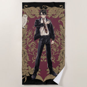 Anime HARRY POTTER™ Ornate Frame Beach Towel