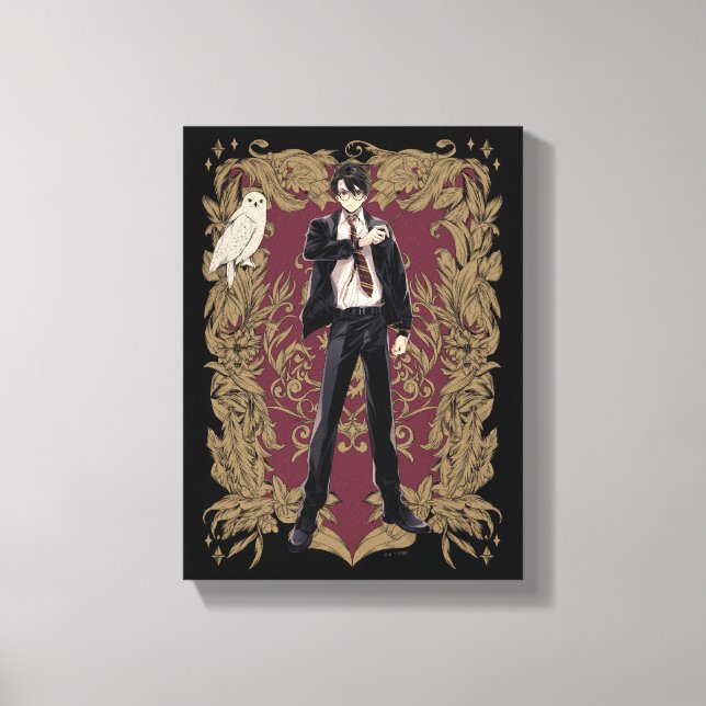 Anime HARRY POTTER™ Ornate Frame Canvas Print (Front)