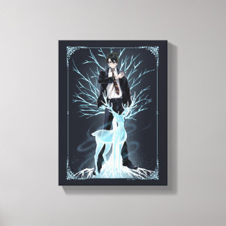 Anime HARRY POTTER™ Stag Patronus Canvas Print