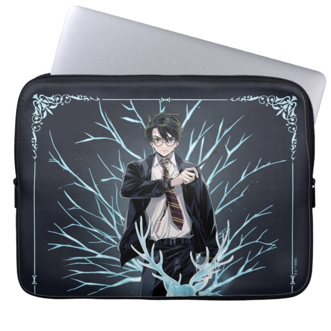 Anime HARRY POTTER™ Stag Patronus Laptop Sleeve (Front)
