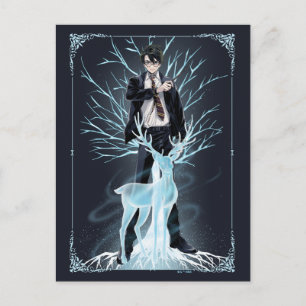 Anime HARRY POTTER™ Stag Patronus Postcard