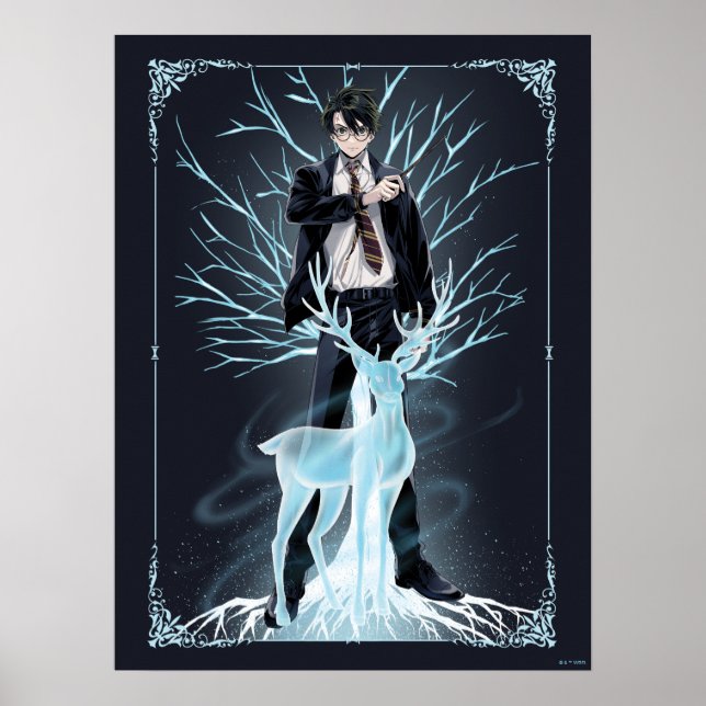 Anime HARRY POTTER™ Stag Patronus Poster (Front)