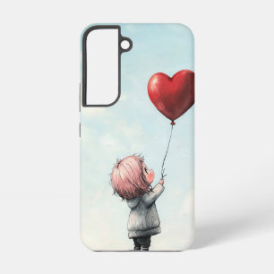 Anime Heart Balloon Phone Case 