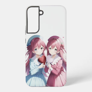 Anime hearts Valentine's Day Samsung Galaxy Case