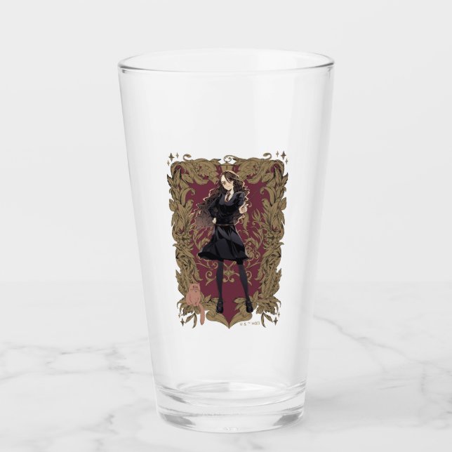 Anime Hermione Granger Ornate Frame Glass (Front)
