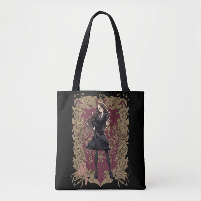 Anime Hermione Granger Ornate Frame Tote Bag (Front)
