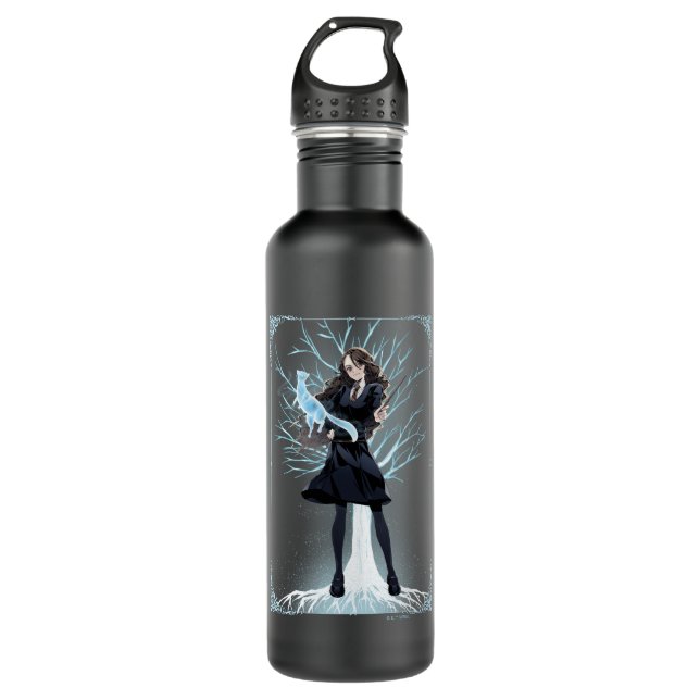 Anime Hermione Granger's Otter Patronus 710 Ml Water Bottle (Front)