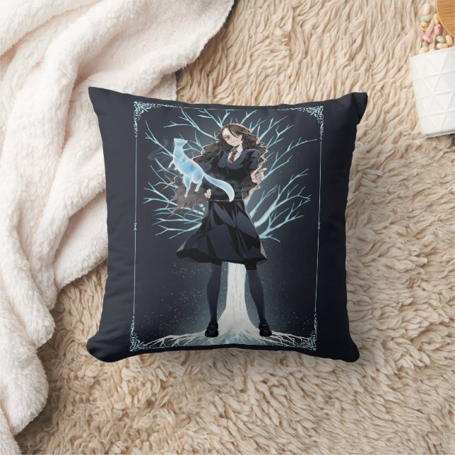 Anime Hermione Granger's Otter Patronus Cushion (Blanket)