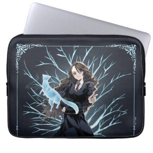 Anime Hermione Granger's Otter Patronus Laptop Sleeve