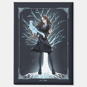 Anime Hermione Granger's Otter Patronus Magnet