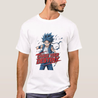 Anime Hero "Chase Your Destiny" Graphic T-Shirt