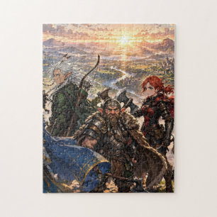 Anime Hero Team Jigsaw Puzzle