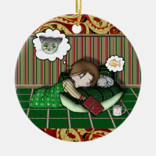 Anime Holiday Dream Ceramic Tree Decoration