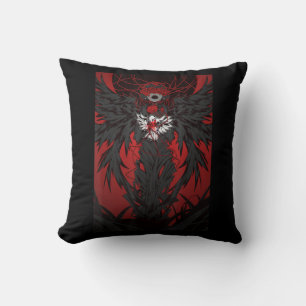 Anime Horror Aesthetic Scary Creepy Girl Japanese  Cushion