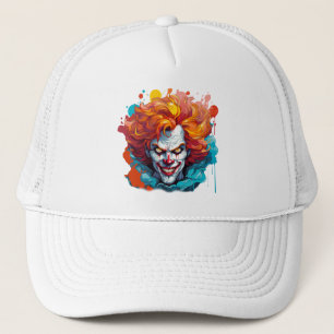 Anime Horror Clown Trucker Hat