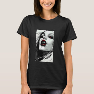 Anime Horror Girl Aesthetic I Waifu Japanese Otaku T-Shirt