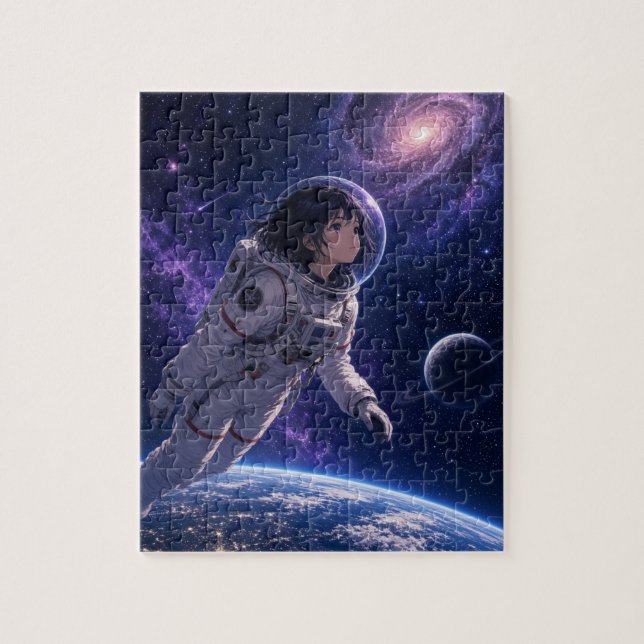 Anime in Space Jigsaw Puzzle (Vertical)