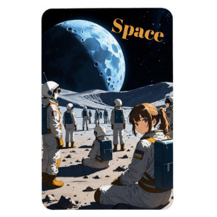 Anime in Space Magnet