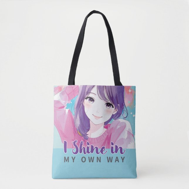 Anime- inspired design bag with Expressive Note (Front)