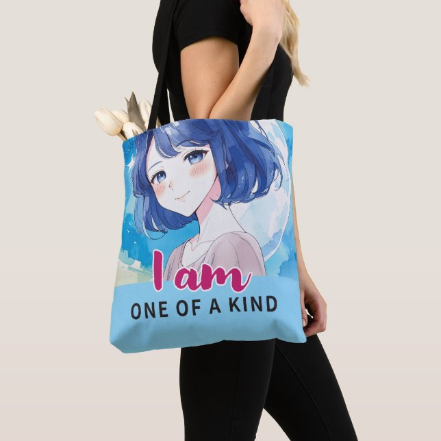 Anime- inspired design bag with Expressive Note (Close Up)