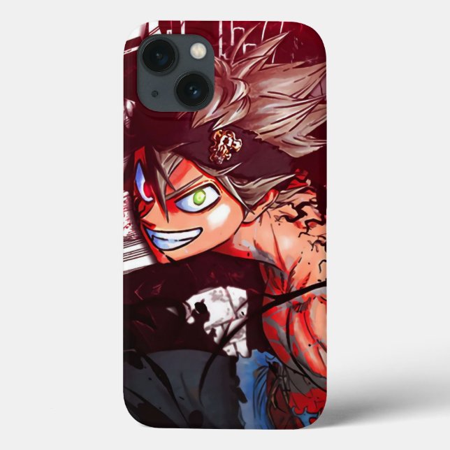 Anime-Inspired Pasta Phone Case – A Unique Blend o (Back)