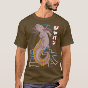 Anime Japan Retro Grunge Otaku Kanji Aolotl T-Shirt