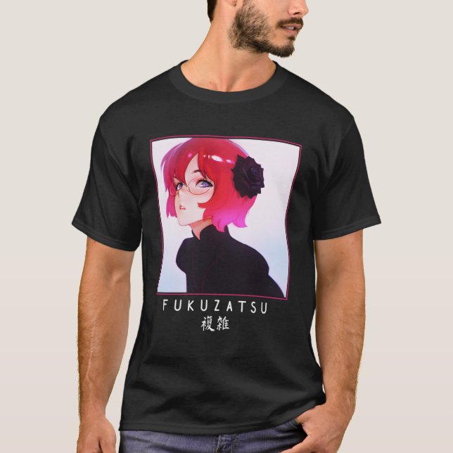 Anime Japanese Aesthetic Anime Otaku T-Shirt (Front)