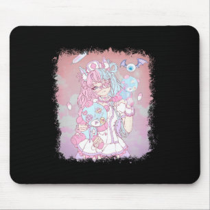 Anime Kawaii Girl Aesthetic Pastel Soft Waifu Japa Mouse Mat