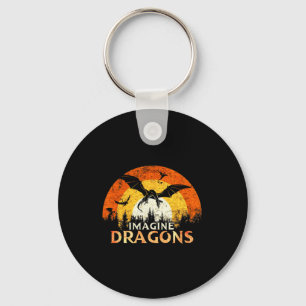 Anime Kawaii Mythical Fantasy Dragons Imagine Vint Key Ring